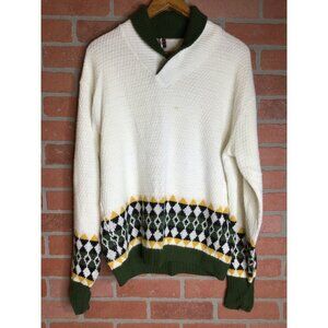 Vintage Robert Bruce Paul Mage Men Sweater Scandinavian Design Grandpa Old Money